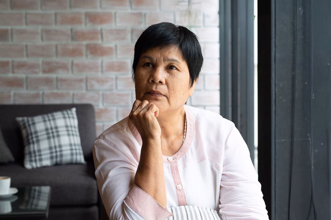 Image of an older Asian Australian woman