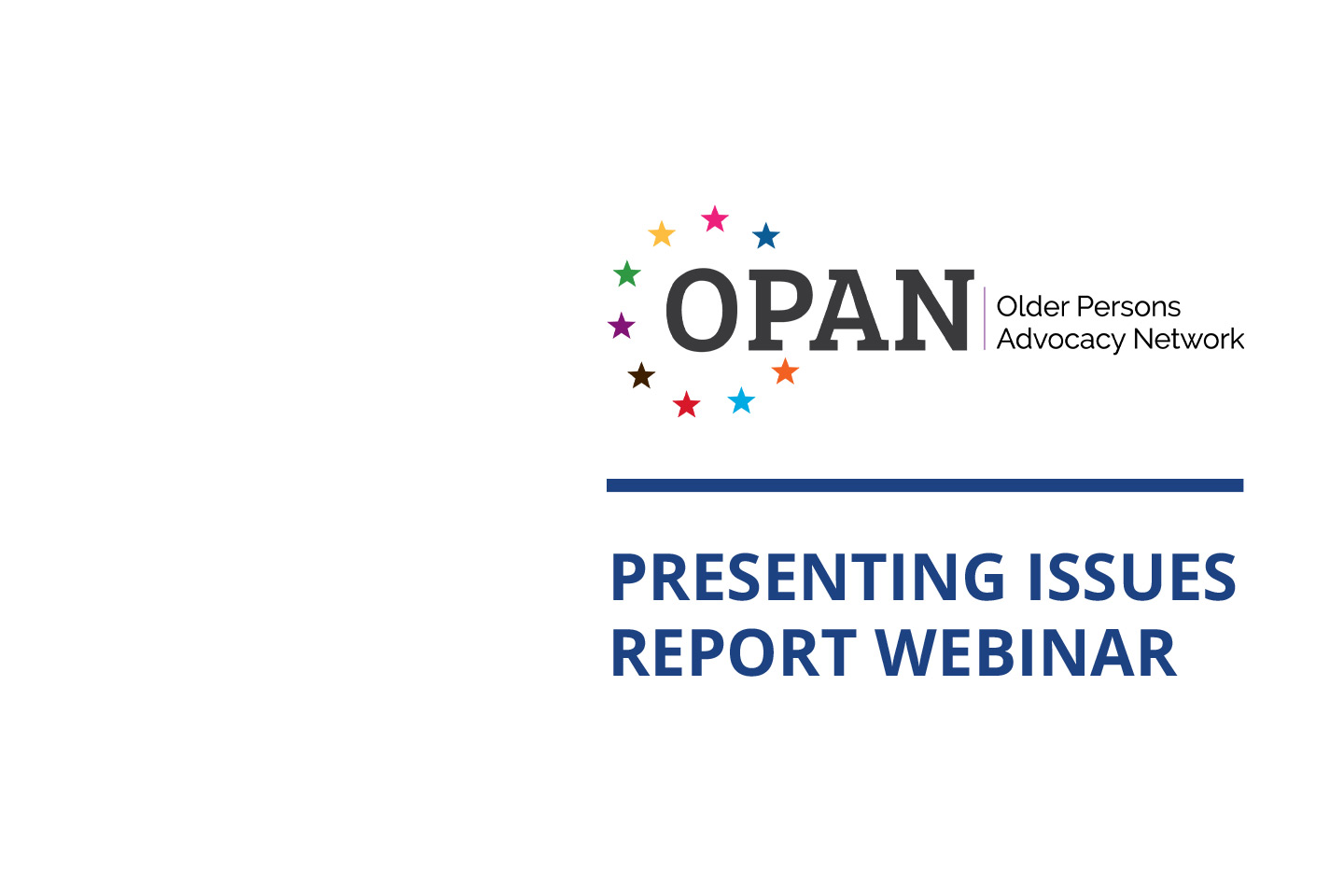 Presenting Issues Report webinar