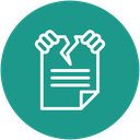 Abusing power of attorney icon