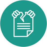 Abusing power of attorney icon