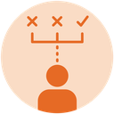Make your own decisions icon