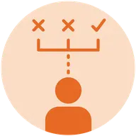 Make your own decisions icon