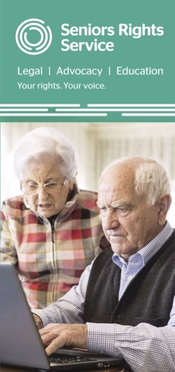 Senior Rights Service Brochure Cover