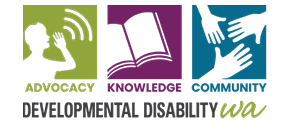 Logo for Developmental Disability WA
