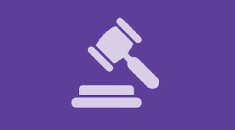 Icon of a gavel
