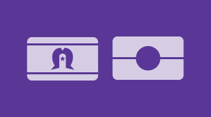 Icons for the Aboriginal and Torres Strait Islander flags