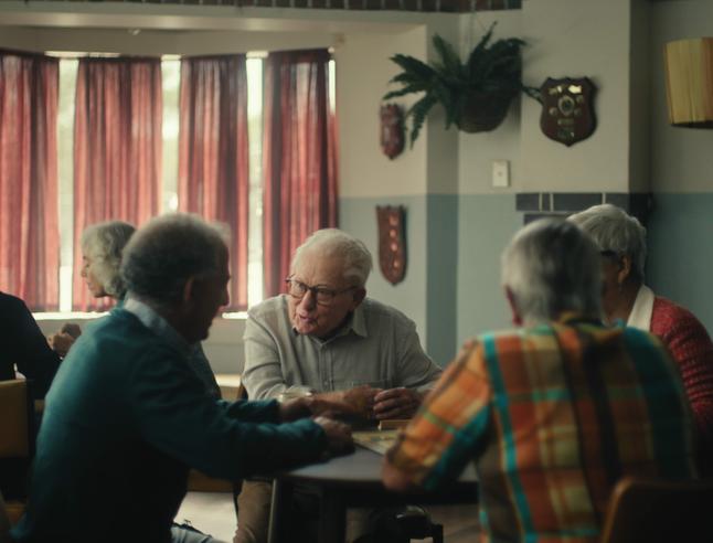 Men talking