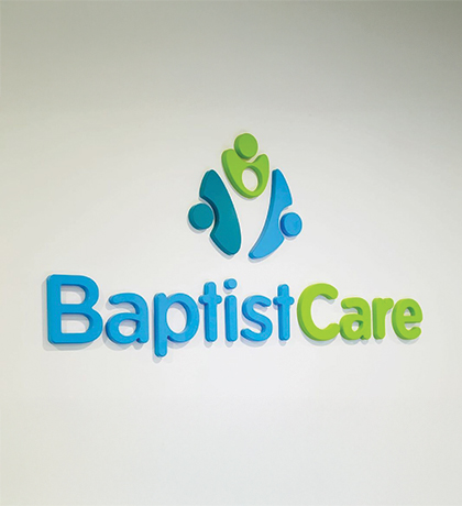 Photo of the Baptist Care logo
