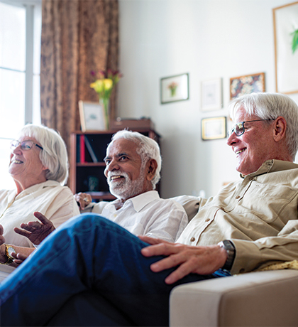 Image of older people in a focus group