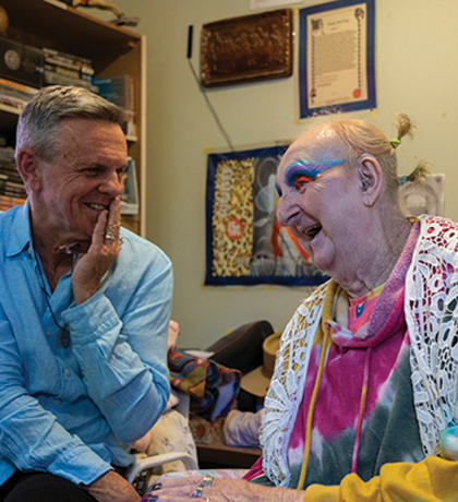 Image of older LGBTQIA+ people and dementia