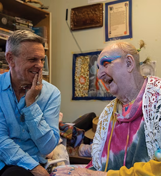 Image of older LGBTQIA+ people and dementia