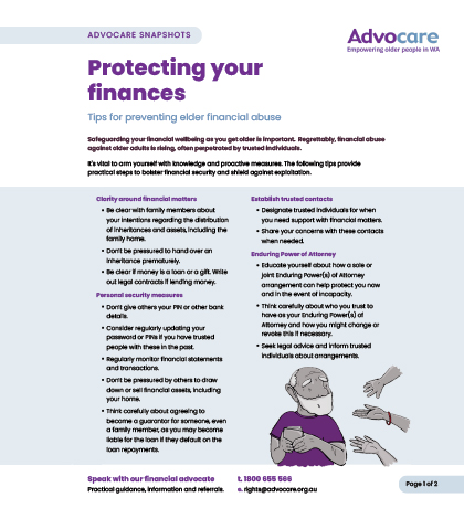 Snapshot - Protecting your finances pdf