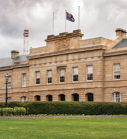 Photo of imposing government building