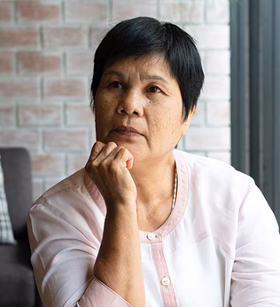 Image of an older Asian Australian woman