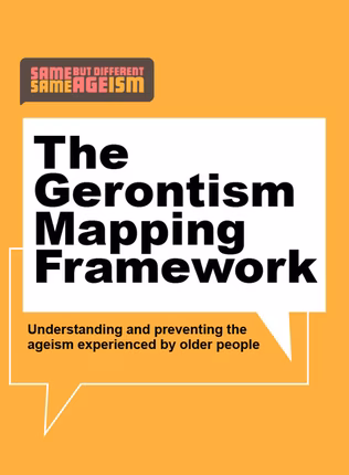The Gerontism Mapping Framework