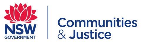 Logo for NSW Government Communities and Justice