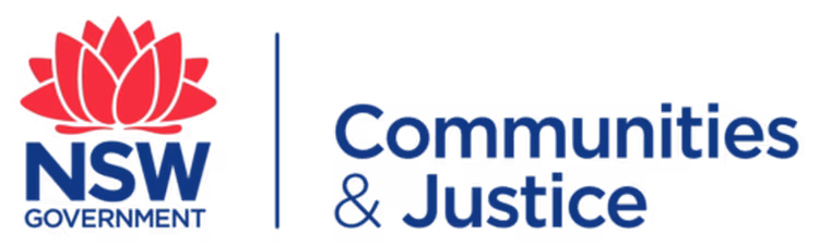 Logo for NSW Government Communities and Justice
