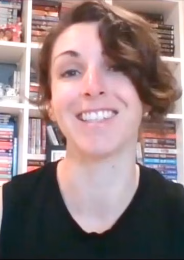 Tanya Chapman talking to camera