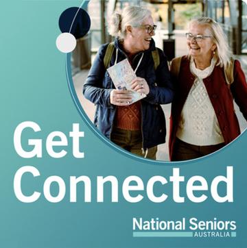 Get Connected Podcast artwork with two women laughing