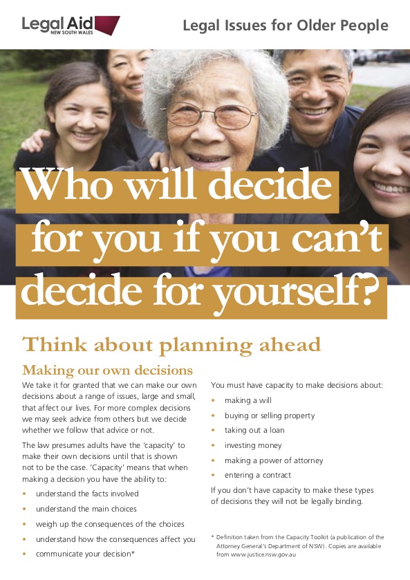 Who Will Decide For You If You Can't Decide For Yourself? Cover