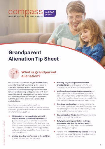 531_Grandparent Alienation Tip Sheet Cover