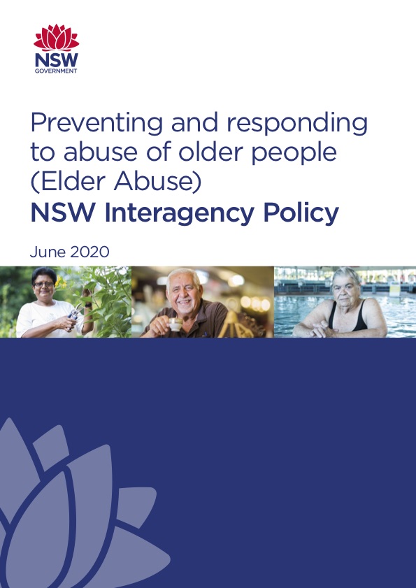 Preventing and Responding to Abuse of Older People in NSW Cover