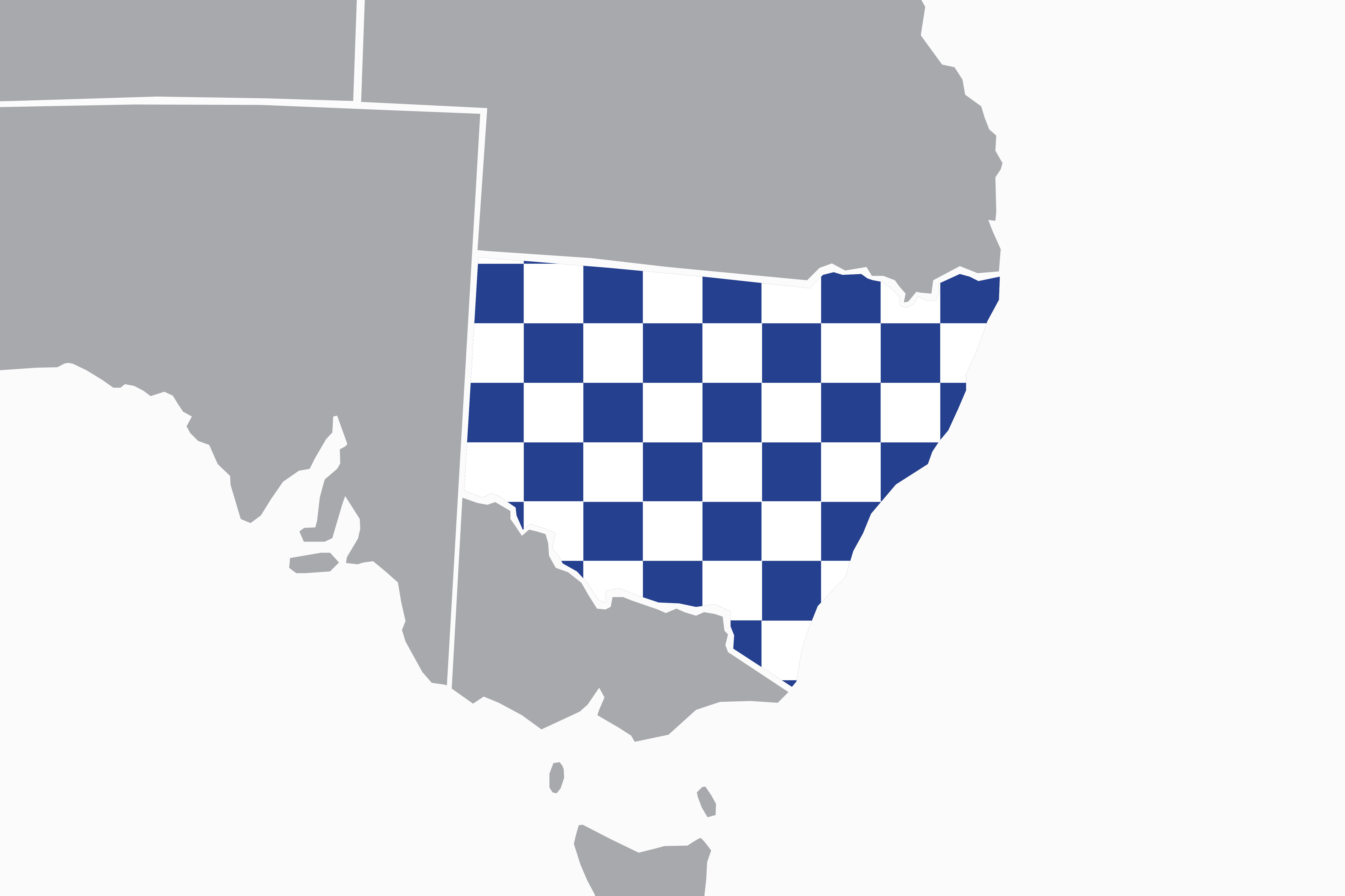 Map of New South Wales with Police branding