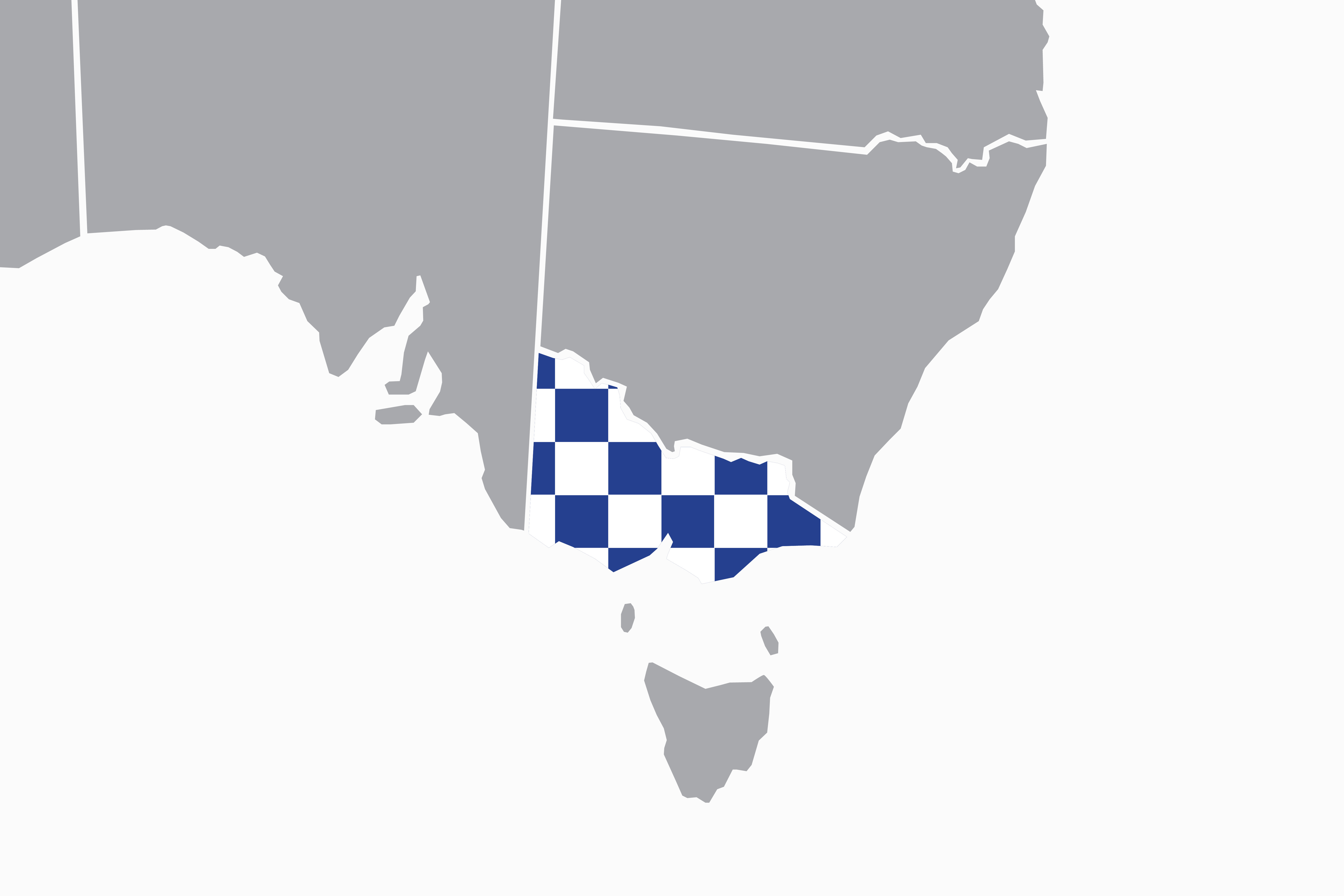 Map of Victoria with Police branding