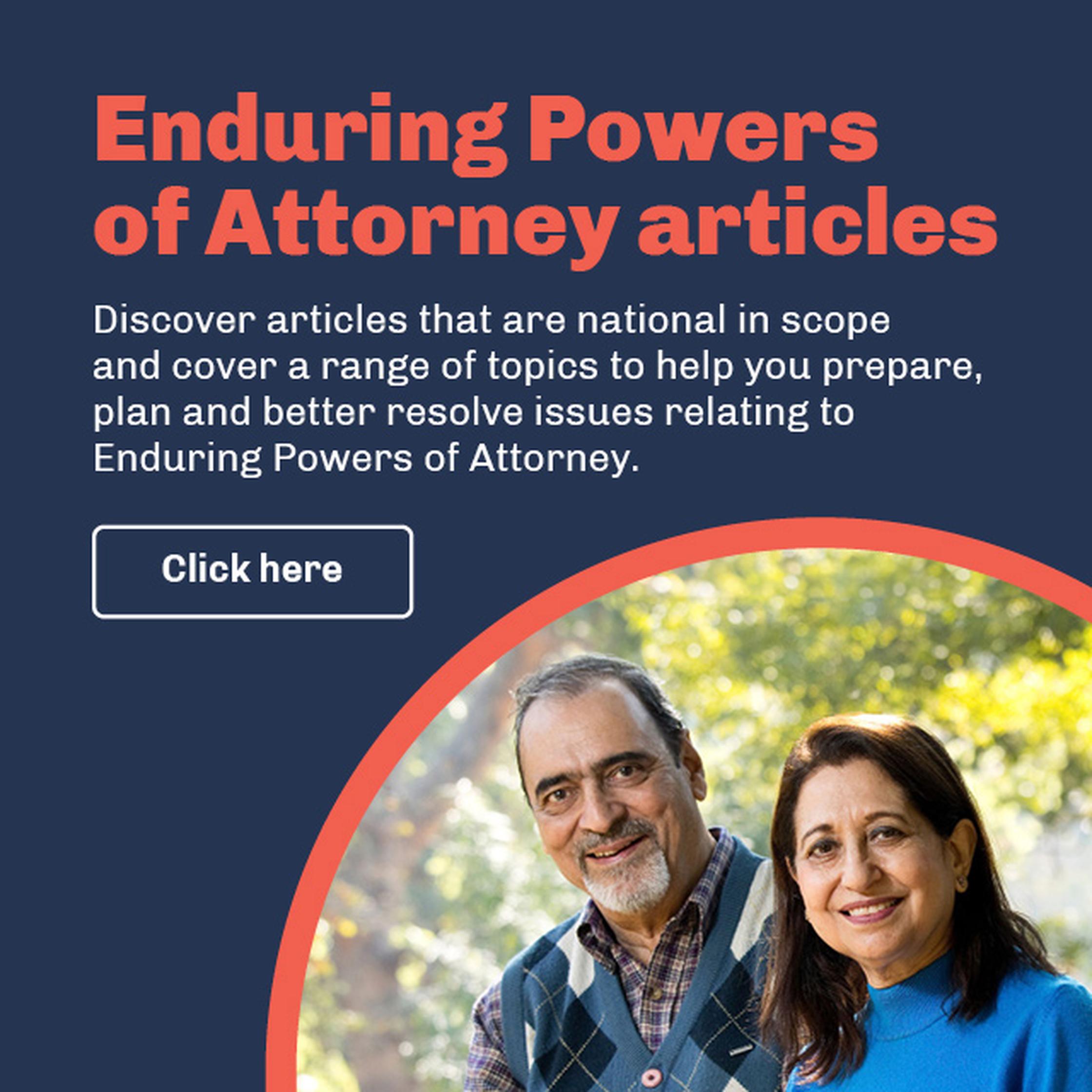 Enduring Powers of Attorney articles