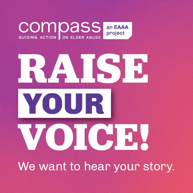 Raise your voice. We want to hear your story.