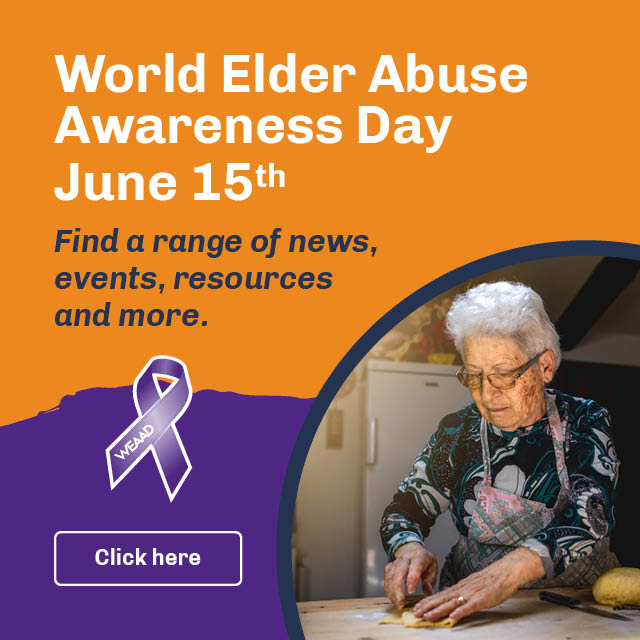 World Elder Abuse Awareness Day mobile banner