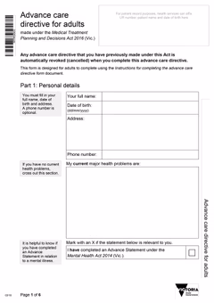 VIC EPOA form