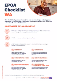 EPOA-Checkliste WA