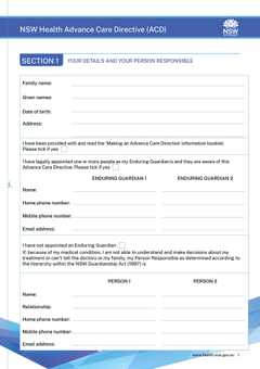 NSW EPOA Form