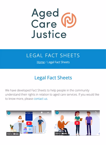 Legal Fact Sheets