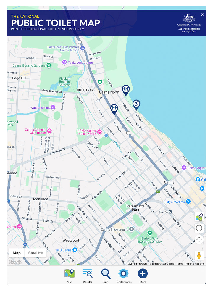 National Public Toilet Map