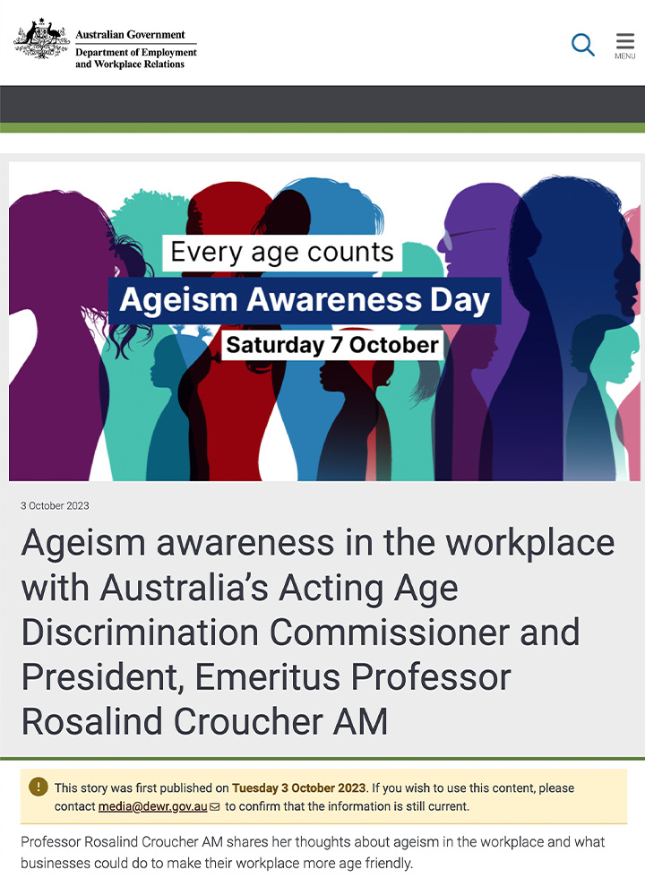 Ageism in the workplace article