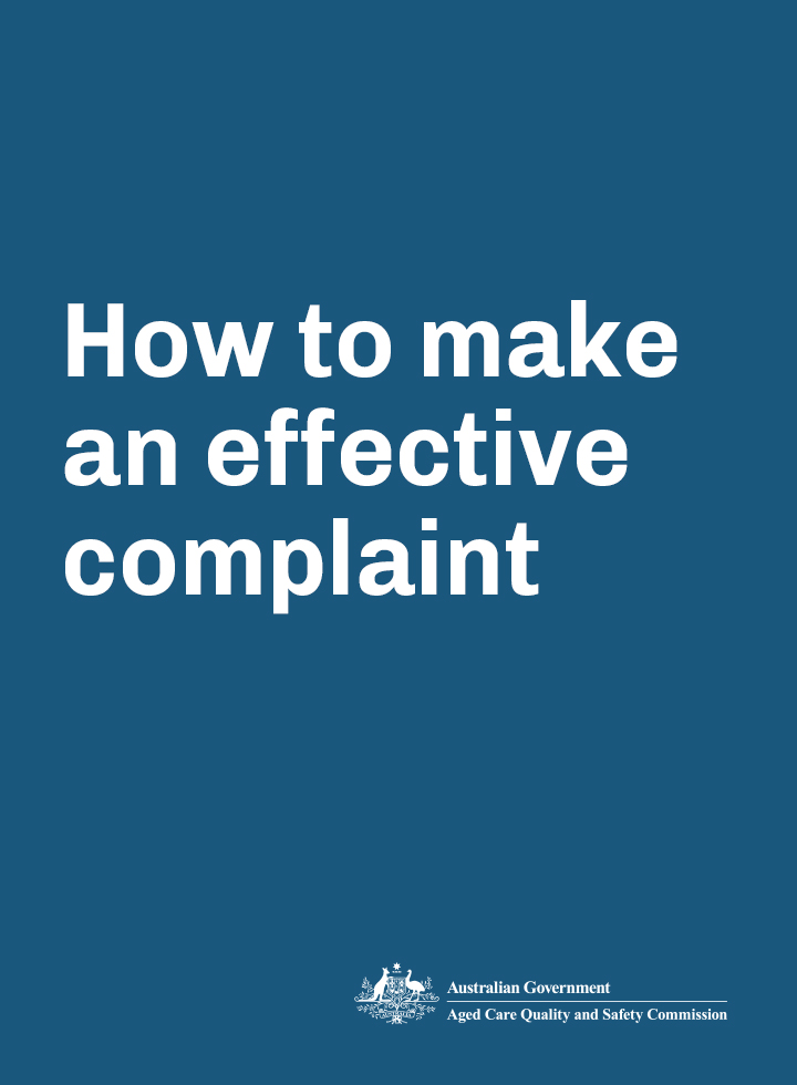 How to make an effective complaint