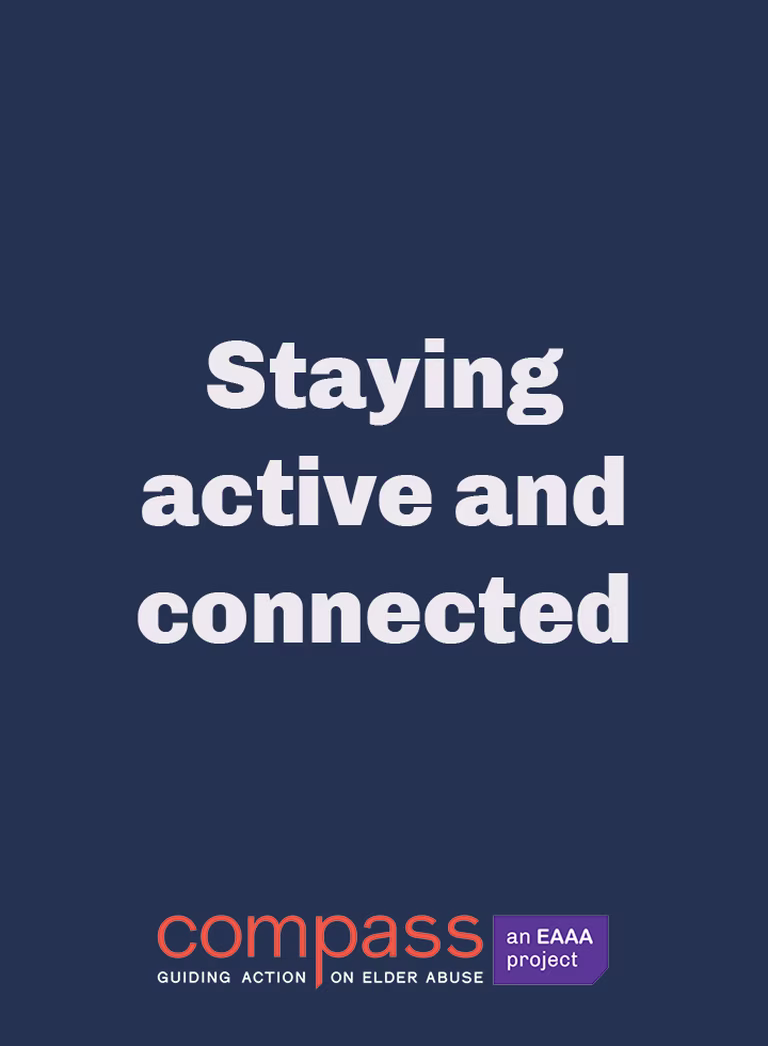 staying active and connected