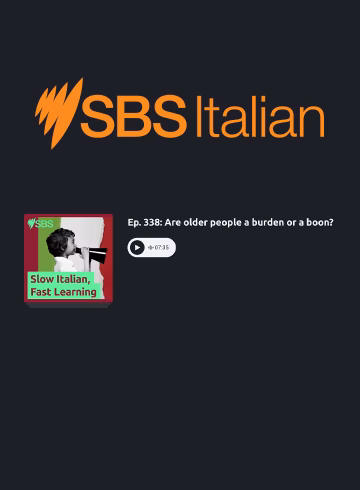 Are older people a burned or a boon: in Italian