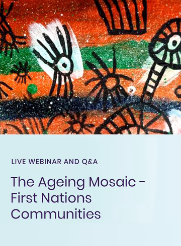 The Ageing Mosaic webinar logo