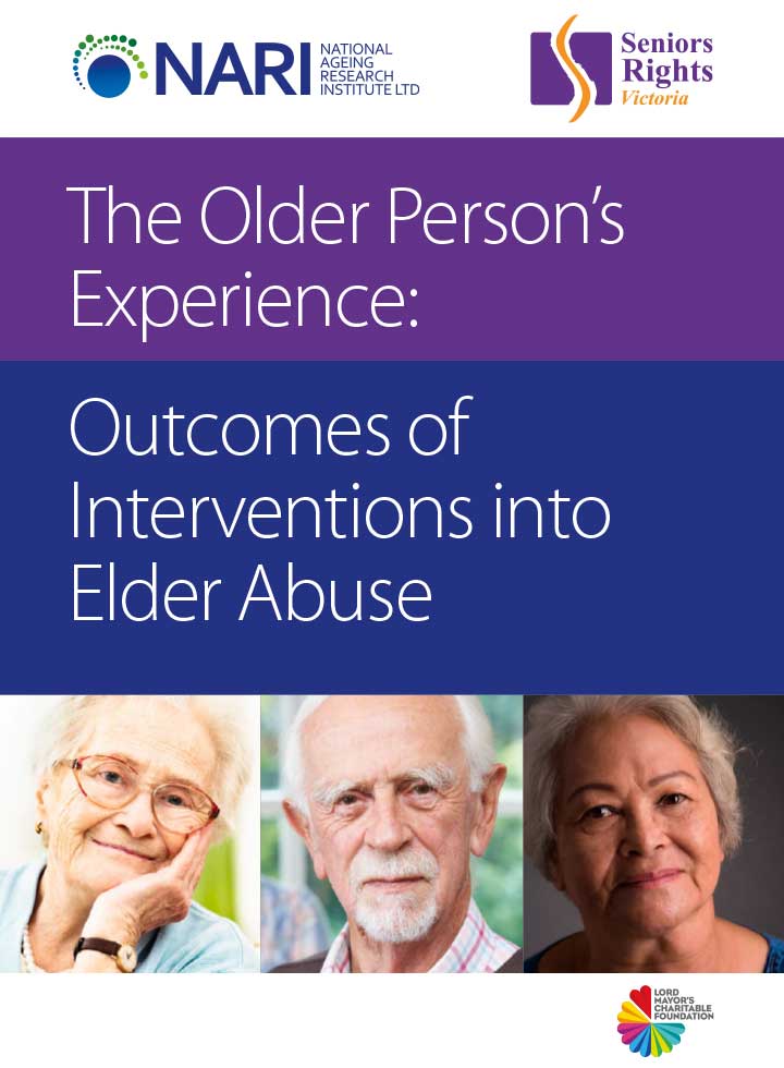 The Older Person's Experience: Outcomes of Interventions into Elder Abuse