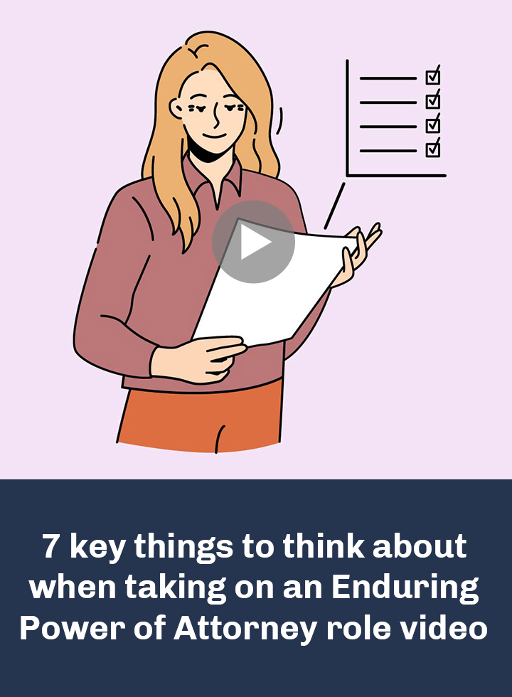 Illustration for taking on EPOA video