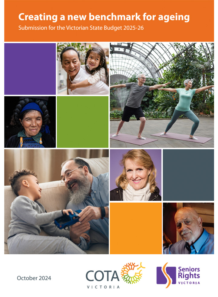 Creating a new benchmark for ageing: Submission for the Victorian State Budget 2025-26