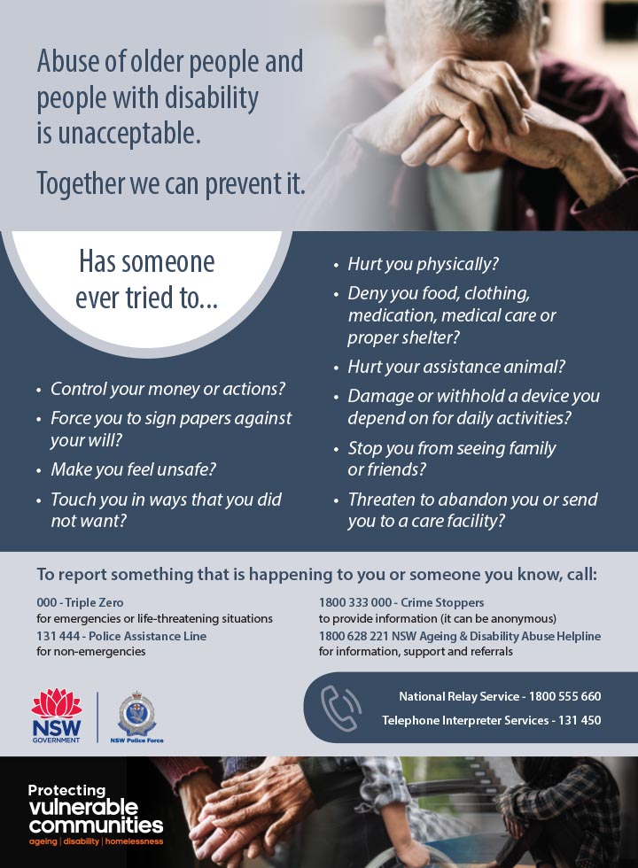 NSW Police factsheet