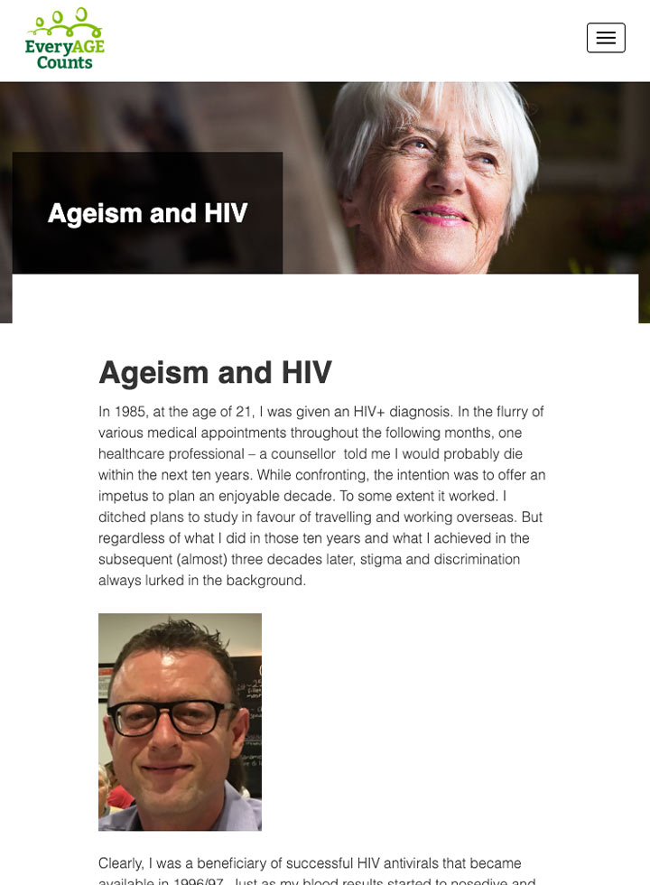 Ageism and HIV