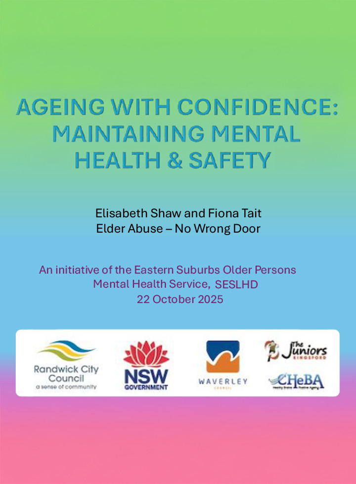 Elder abuse - no wrong door