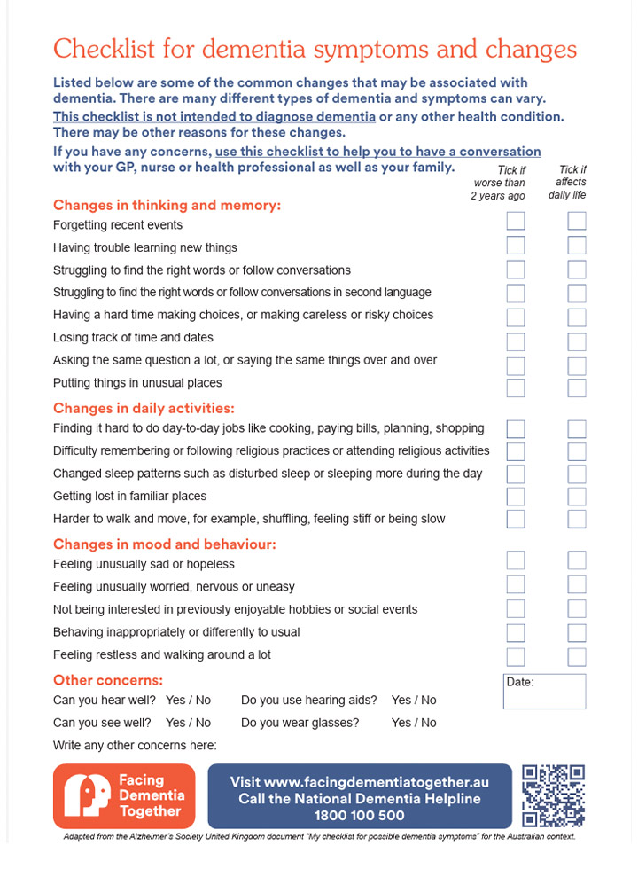 Facing Dementia Together resources