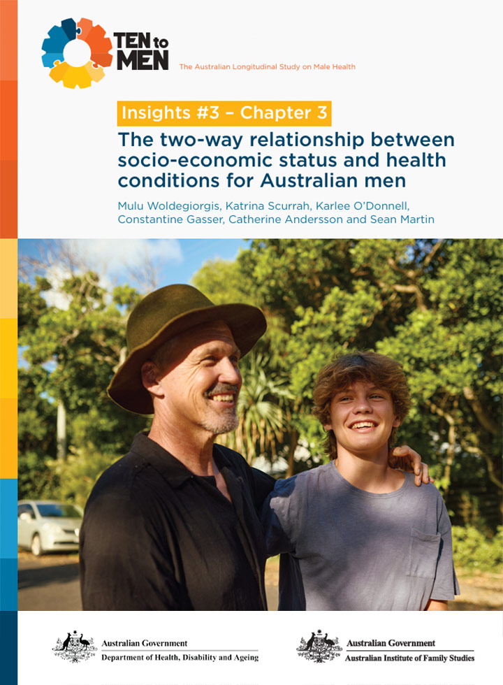 The two-way relationship between socio-economic status and health conditions for Australian men