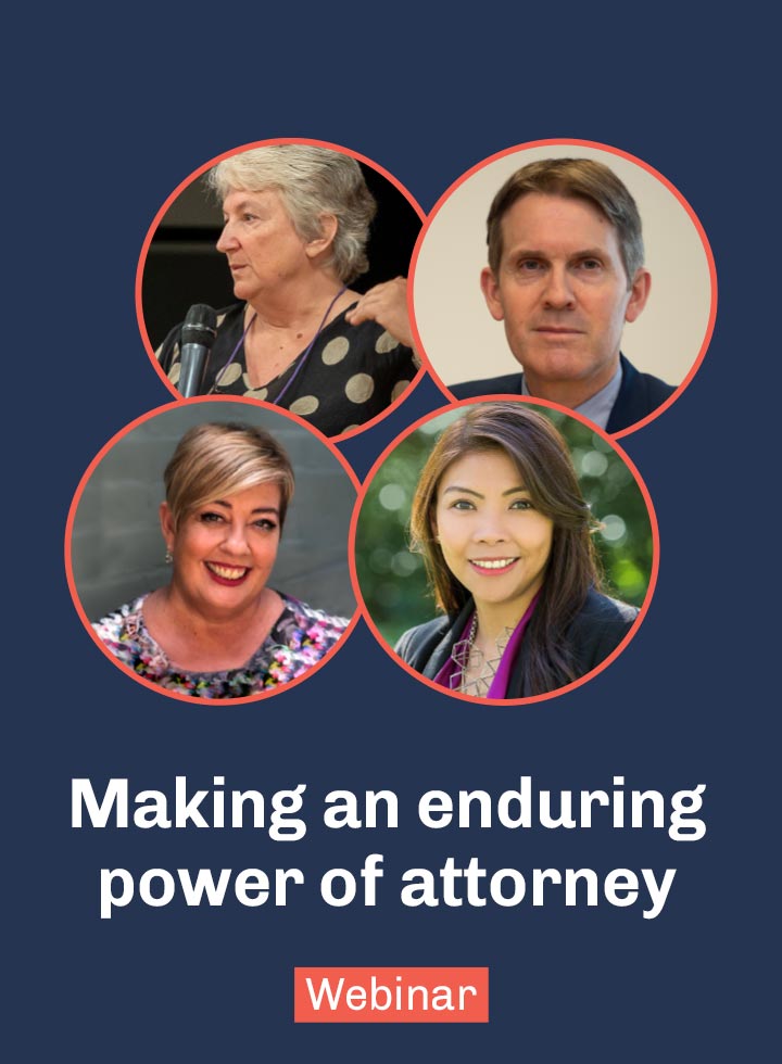 Making an enduring power of attorney